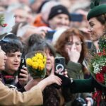 Princess of Wales chats to well-wishers about their experiences with cancer